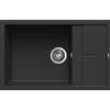 Elleci Lavello Elleci Incasso 1 vasca 78x50 Unico 310 Keratek Plus Nero Black Assoluto LKU31086