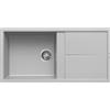 Elleci Lavello Elleci Incasso 1 vasca 100x50 Unico 480 Keratek Plus Grigio Light Grey LKU48097