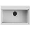 Quareco Lavello bianco 1 vasca 79×51 | Prime 80 Granito QLP080BI