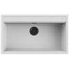 Quareco Lavello 1 vasca 86×51cm bianco in granito | Prime 90 QLP090BI