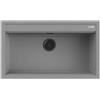 Quareco Lavello incasso 1 vasca 86×51 Prime 90 Granito Grigio QLP090GR