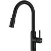 Quareco Rubinetto Miscelatore Cucina Quareco monocomando doccetta estraibile multigetto Nero QMLC07NE