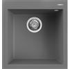 Elleci Lavello Elleci Incasso 1 vasca 47x50 Quadra 102 Keratek Plus Grigio Dark Grey LKQ10299
