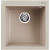 Elleci Lavello Elleci Incasso 1 vasca 47x50 Quadra 102 Keratek Plus Champagne LKQ10295