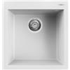 Elleci Lavello Elleci Incasso 1 vasca 47x50 Quadra 102 Keratek Plus White Bianco Assoluto LKQ10296