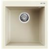Elleci Lavello Elleci Incasso 1 vasca 47x50 Quadra 102 Granitek Bianco Antico LGQ10262