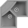 Elleci Lavello Angolare Elleci da incasso Unico Corner Granitek Grigio Cemento LGUCOR48