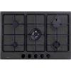 Elleci Piani cottura da incasso elleci Style 75 5 fuochi Granitek 59 Antracite PGSS75359CB