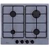 Elleci Piani cottura da incasso elleci Style 60 4 fuochi Granitek 48 Grigio Cemento PGSS60248WB