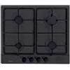 Elleci Piani cottura da incasso elleci Style 60 4 fuochi Granitek 59 Antracite PGSS60259WB