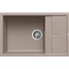 Elleci Lavello Elleci Incasso 1 vasca 78x50 Unico 310 Granitek Grigio Tortora LGU31043