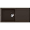 Elleci Lavello Elleci Incasso 1 vasca 100x50 Easy 480 Granitek Espresso Marrone LGY48078