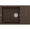 Elleci Lavello Elleci Incasso 1 vasca 78x50 Easy 310 Granitek Espresso Marrone LGY31078
