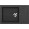 Elleci Easy 310 full black nero | Lavello 1 vasca 78x50 granitek Nero - LGY31040