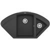Elleci Lavello Elleci da incasso Easy CORNER Granitek Antracite LGYCOR59