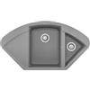 Elleci Lavello Elleci da incasso Easy CORNER Granitek Grigio Cemento LGYCOR48