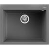 Elleci Lavello Elleci Incasso 1 vasca 61x50 Quadra 110 Keratek Plus Grigio Dark Grey LKQ11099