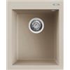 Elleci Lavello Elleci Incasso 1 vasca 41x50 Quadra 100 Keratek Plus Champagne LKQ10095