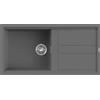 Elleci Lavello cucina 1 vasca 100x51 cm da incasso in Keratek Plus Grigio Dark Grey | Elleci Best 480 LKB48099