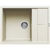 Elleci Lavello Incasso 1 vasca 65x50 Granitek Bianco | Elleci Unico 125 LGU12562