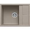 Elleci Lavello Elleci Incasso 1 vasca 65x50 Unico 125 Granitek Grigio Tortora LGU12543