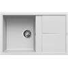 Elleci Lavello Elleci Incasso 1 vasca 79x50 Unico 300 Granitek Bianco LGU30068