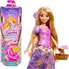 Mattel Disney Princess - Rapunzel Spin & Reveal, set con bambola e 11 sorprese da scoprire, 5 accessori e 5 adesivi inclusi, look ispirato al film Disney, giocattolo per bambini, 3+ anni, HTV86