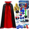 PATIFEED Kit di Magia, Giochi di Magia con Costume da Mago, Trucchi Magici per Bambini di 6 7 8 9 10 11 12 Anni
