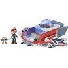 Star Wars Hasbro The Crimson Firehawk, Nave 43 cm con 2 Action Figure, Giocattoli diStar Wars per Bambini e Bambine