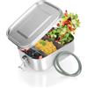 Robin Goods® Lunch box inox 800 ml con divisorio