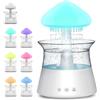 Towwoo Rain Cloud Humidifier con Luce Notturna, Pioggia Nuvola Umidificatore, 7 Colori di Luci Sonore e 3 Modalità, Aromaterapia Diffusore di Oli Essenziali per Camera da Letto Casa Ufficio (Bianco)