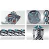 Makita Punta foratura marmo-granito SDS-PLUS NEMESIS Makita 4 taglienti - 13 Ø, 160 mm