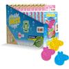 INKEE Mini Pack Galupy Unicorn, Set Di 3 Pompe Da Bagno Per Bambini Con Forme Di Unicorno e Aromi di Gomma da Masticare, Divertimento Garantito