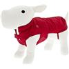 Ferribiella Impermeabile Piumoso Staccabile Colore Rosso Mis.27 cm per Cani