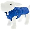 Ferribiella Impermeabile Piumoso Staccabile Colore Blu Mis.27 cm per Cani