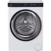 Candy BWS 6106B8-S lavasciuga Libera installazione Caricamento frontale Nero, Bianco D"