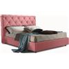 Veradea Letto andromeda - tessuto, rosa, singolo