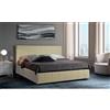 Veradea Letto pegaso - ecopelle, beige, matrimoniale