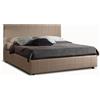 Veradea Letto pegaso - ecopelle, tortora, singolo