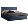 Veradea Letto pegaso - ecopelle, blu, matrimoniale