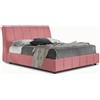 Veradea Letto cassiopea - tessuto, rosa, singolo plus