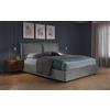 Veradea Letto cigno - tessuto, grigio, singolo plus