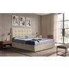 Veradea Letto fenice - ecopelle, bianco, piazza e mezza plus