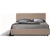Veradea Letto orione - ecopelle, tortora, singolo