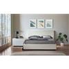Veradea Letto orione - ecopelle, bianco, matrimoniale plus