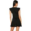 Trendyol Casked Volume-Abito Lavorato a Maglia Dress, Nero, L Donna