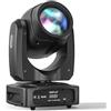DELIBANG 150W Mini Teste Mobili LED RGBW Moving Head Spot Beam DMX 18 Prisma Luce da Discoteca Luci DJ Testa Mobile per Bar Compleanno Feste Club KTV Matrimonio