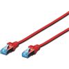 Digitus DK-1532-020/R cavo di rete Rosso 2 m Cat5e DK-1532-020/R