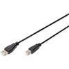 Digitus AK-300102-010-S cavo USB USB 2.0 1 m USB A USB B Nero