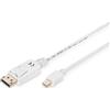 Digitus AK-340102-030-W cavo DisplayPort Mini AK-340102-030-W